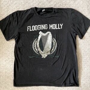 FLOGGING MOLLY Spring 2022 tour graphic tee, M.